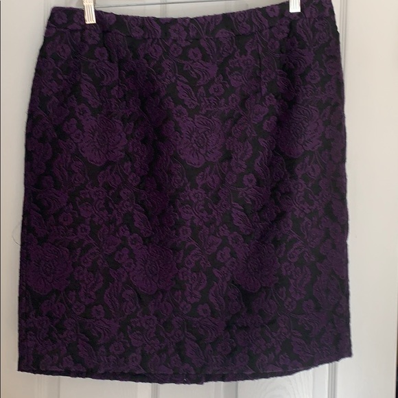 🌺TALBOTS WOMAN BROCADE SKIRT🌺 - Picture 1 of 5